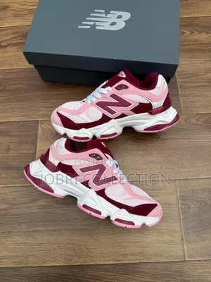 New Balance 9060 Pink Granite Washed Burgundy (Ps) Sneakers