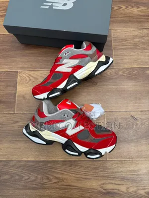 New Balance 9060 Red/Grey Sneakers