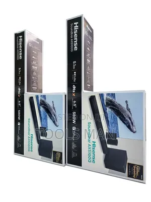 Hisense Ax5100g 5.1ch 580w Soundbar With Wireless Subwoofer.