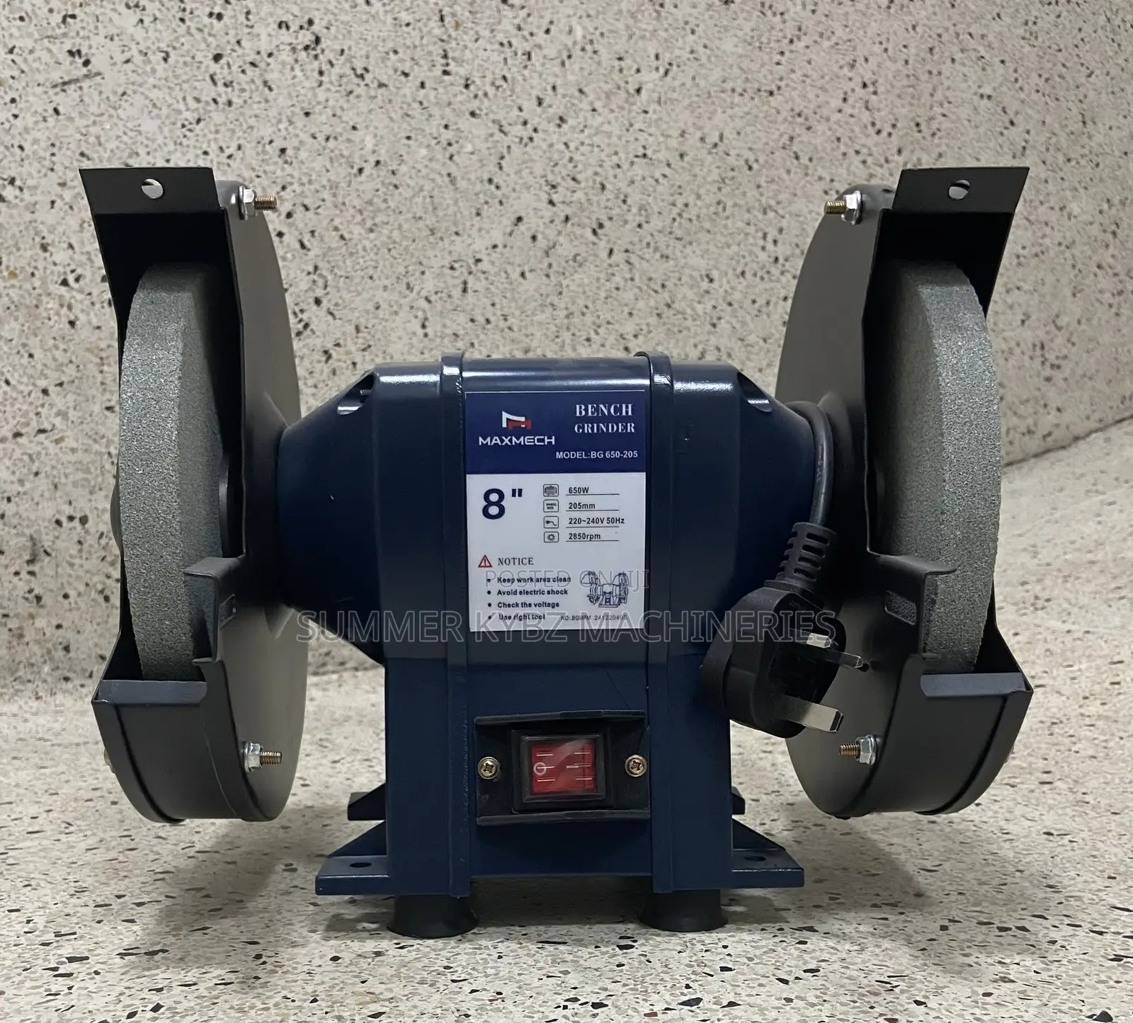 Electric Maxmech Bench Grinder 650watts