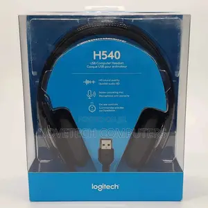 New Logitech H540 Usb-a Headset With Noise Cancelling Mic - Black