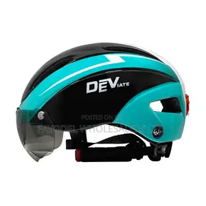 Deviate Lightweight Bike Helmet – Built-in Light Protective Visor