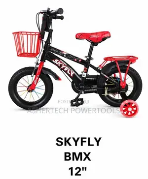 Skyfly BMX 12" Kids Bicycle-Red