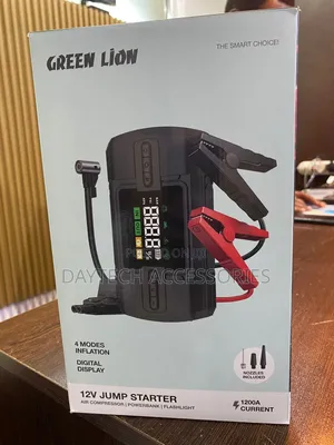 Green Lion Multifunction High Power 12v Jump Starter Air Compressor