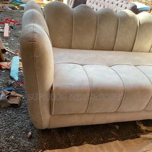 3 Seater for Sale (Cream Shell Back Sofa)