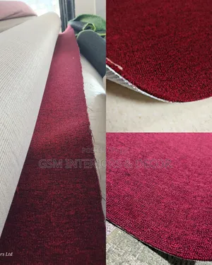 128 Dark Maroon Wall to Wall Carpets for Chuch/Office Theme