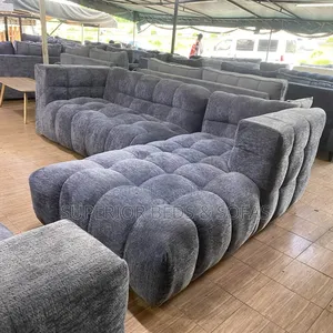 Grey Bubbles Sofa 5 Seater
