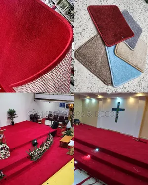 Pure Quality Red Carpets With Durable Polyester Material