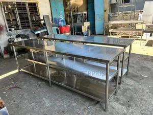 R.M HGV Stainless Steel Customized Commercial Working Tables 8*2ft