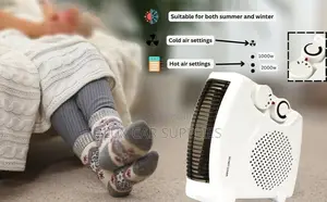 Raf Small Portable Heater Fan for Office Desktop Home Use