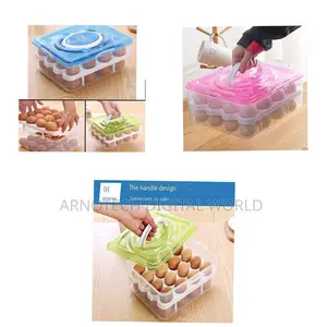 2 Layer 32pcs Egg Storage Container/ Egg Holder