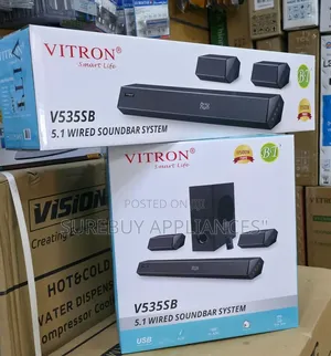 Vitron V535sb 5.1 Channel Soundbar With Subwoofer Bluetooth