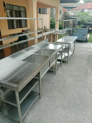 1600*400 Ss Customized Stainless Double Sink With a Space