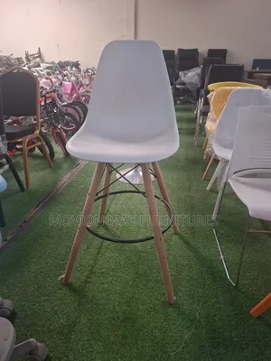White Eames Counter Stool