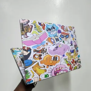 90s Cartoon-Themed Vinyl Laptop Skin