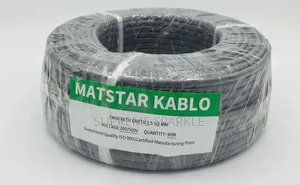 Matstar Kablo Twin With Earth Electrical Cable. 90m