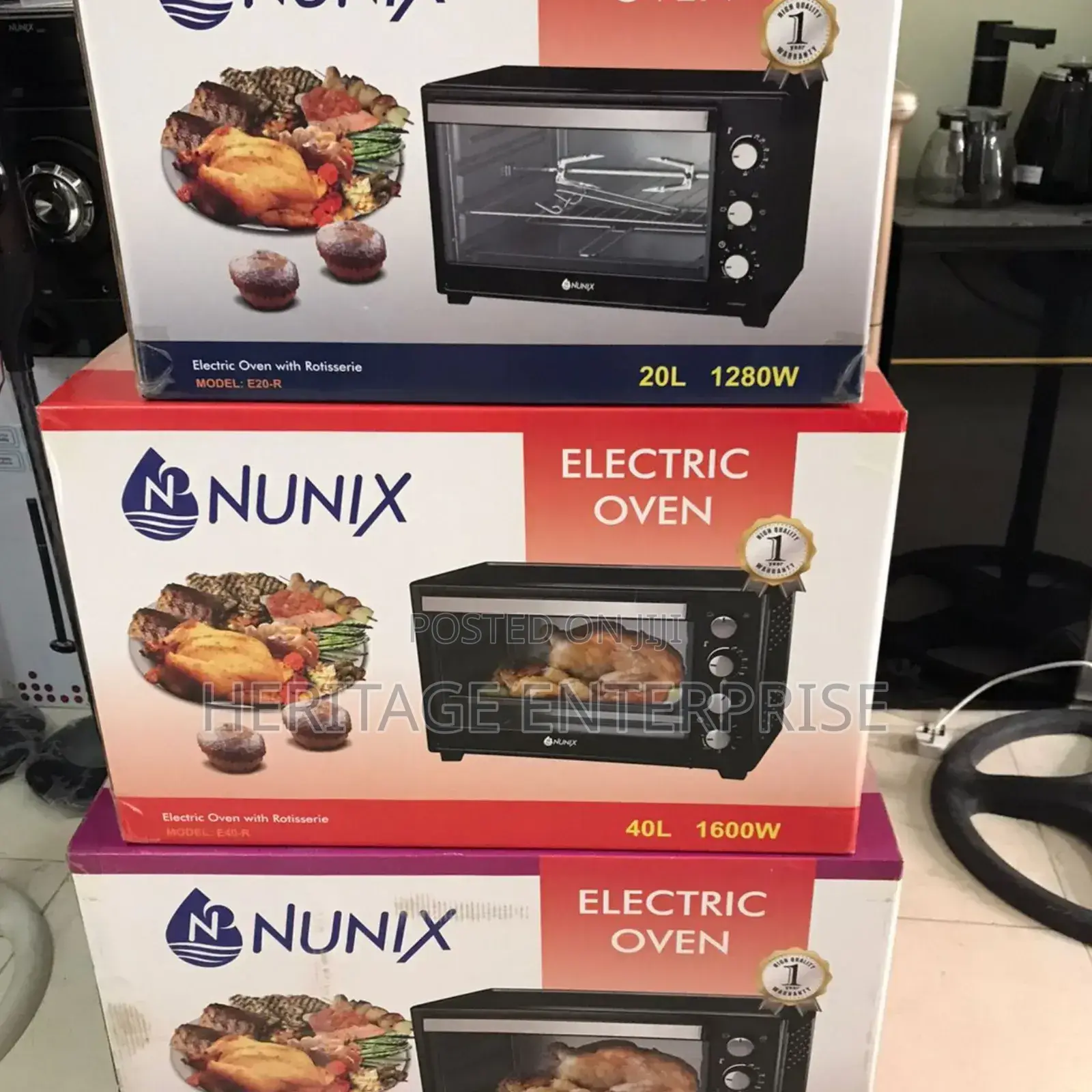 Oven, Nunix Electric Oven, 20l