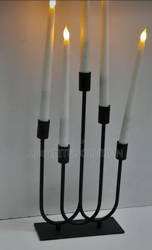 Classic 5 in 1 Metallic Candle Holder