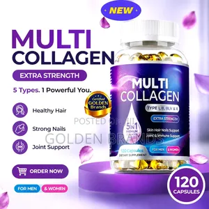 Advanced Multi-Collagen for Beauty, Strength Energy 120 PCS