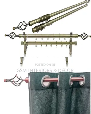 Adjustable Curtain Rods for Eyelets Curtains
