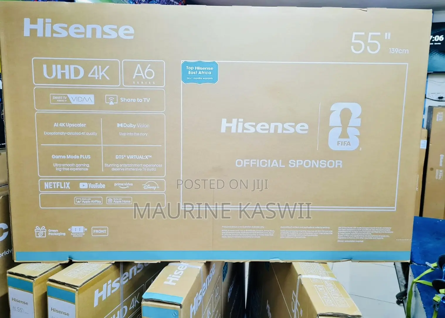 Hisense 55”-Inch A6