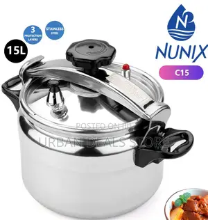 Nunix Manual Pressure Cooker 15 Litres