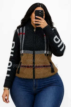 Soft Sweater With Zipper