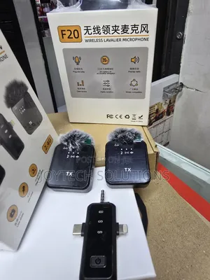 F20 Wireless Clip-on Microphone Best for Youtube, Tiktok Interviews