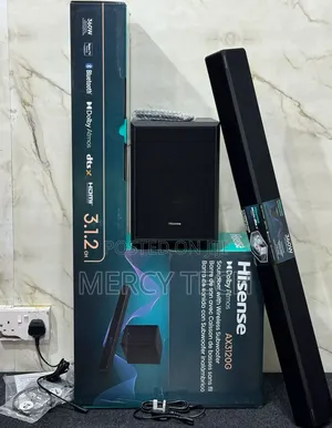 Hisense Soundbar Ax3120g – 3.1.2 Channel Dolby Atmos System