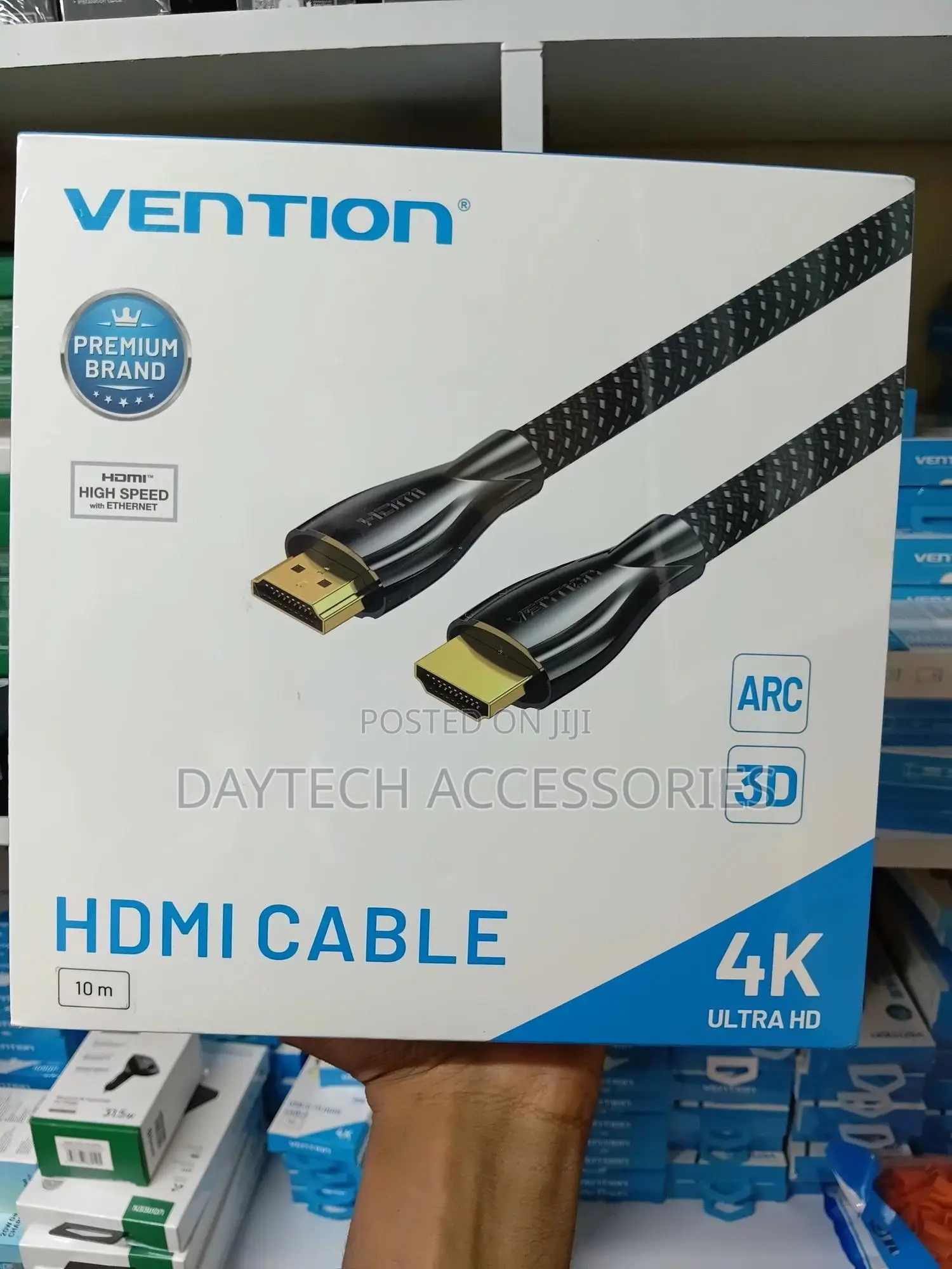 This Is a Vention 10-Meter Braided Hdmi Cable.