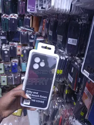 Tecno Spark 40 Black Silicone Cover