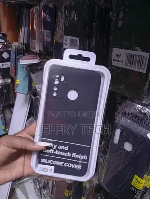 Camon 17 Black Silicone Back Cover