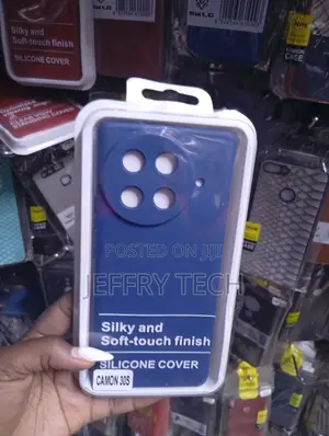 Tecno Camon 30s Blue Silicone Phone Cover