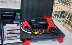 Car Jump Starter Kit 99800mah Power Bank With Air Compressor