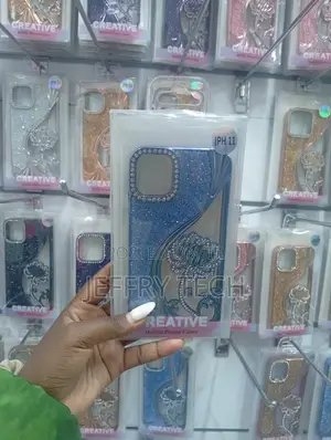 iPhone 11 and iPhone 14 Prominent Lotus-Style Flower Motif Case