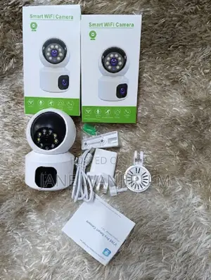 Dual Lens Smart Wifi Camera - PTZ + Fixed Lens 360°