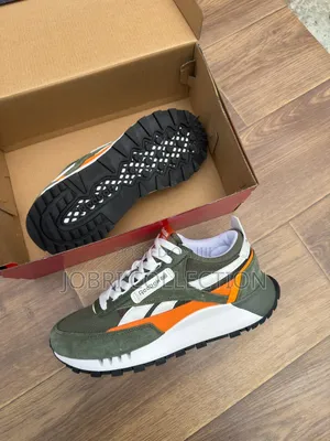 Green Reebok Classic Sneakers
