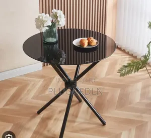 Glass Round Dining Table.