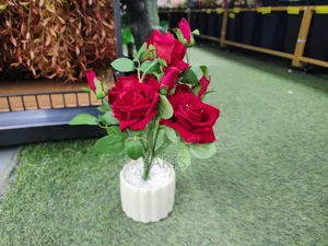 Artificial Flower With Vase! Free Delivery