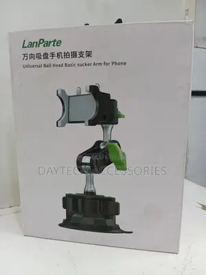 Lanparte Universal Phones Ball Head Basic Sucker Arm Stand Holder.