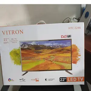 Vitron 22 Inch Digital Tv – Inbuilt Decoder