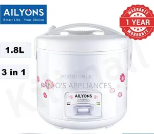 Ailyons RCX-18b01 3-in-1 Deluxe Rice Cooker