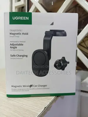 Ugreen Magnetic Car Wireless Charger Phone Mount- Cd345