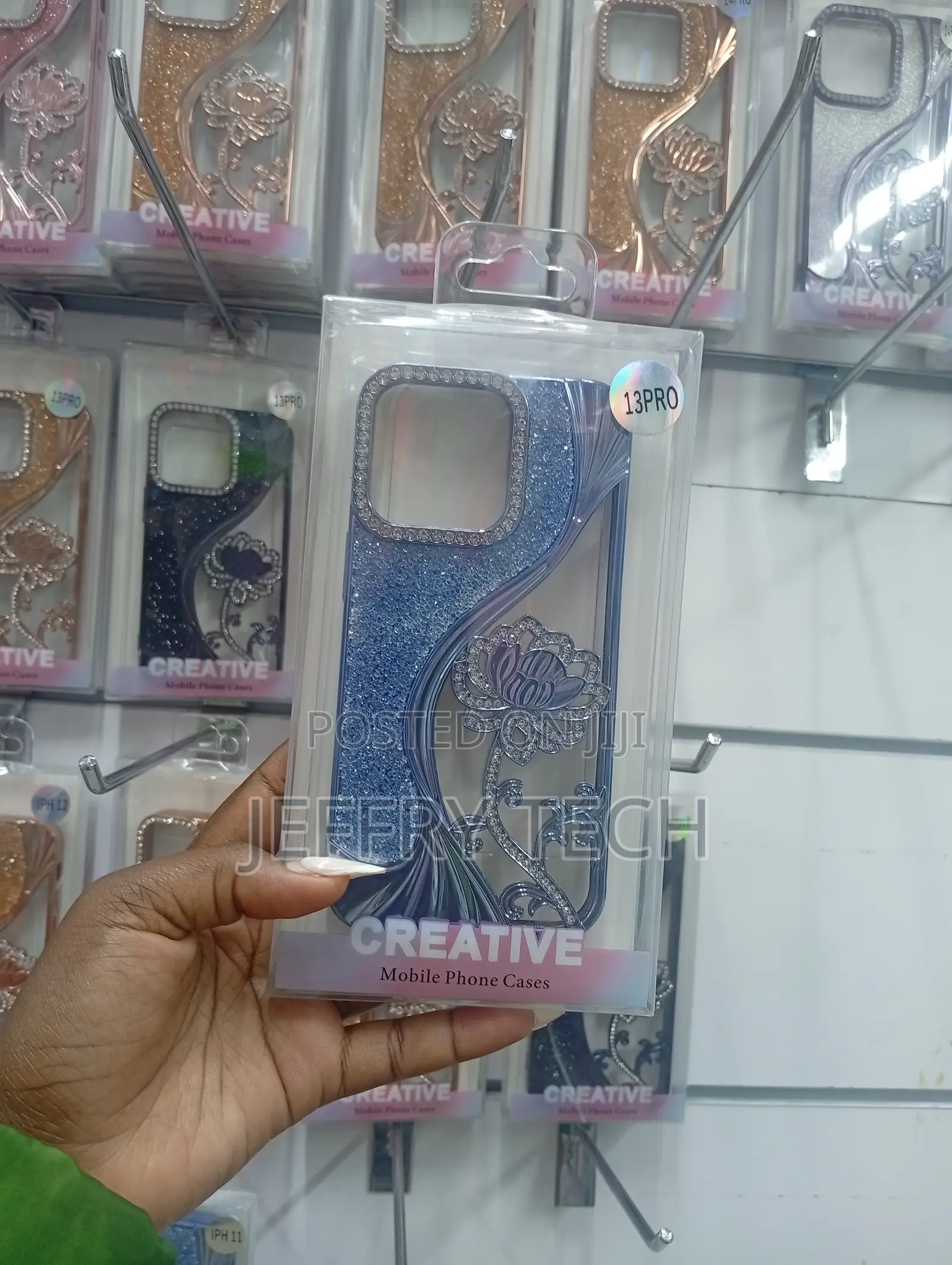 iPhone 12, 13, 14, or 15 Sparkling Design Case