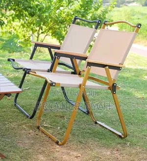 Strong Steel Frame Wood Arm Rest Foldable Outdoor Chair