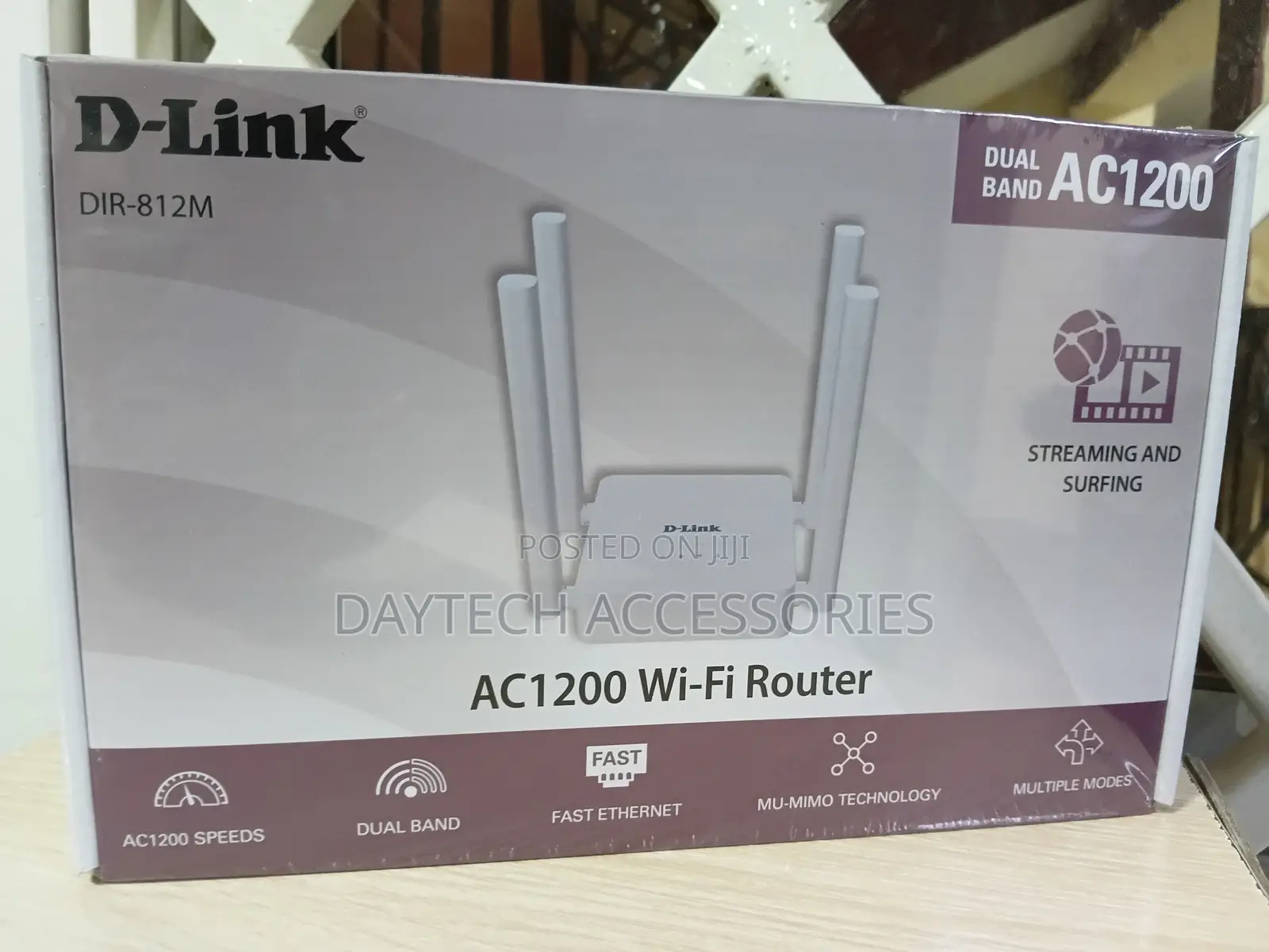 The D-Link Dir-812m Ac1200 Wi-Fi Router.