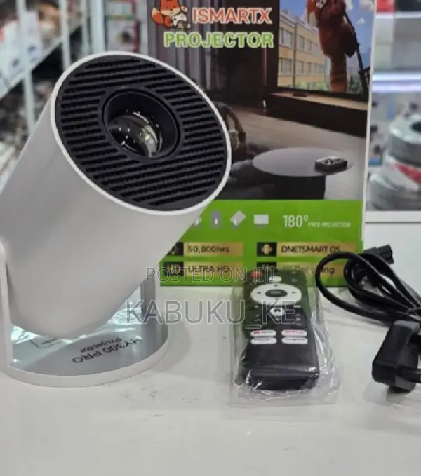 Hy300 Pro Projector –Compact, Smart Powerful Home Theater Experience