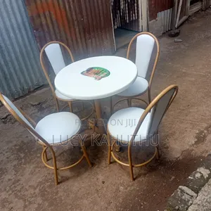 White Set With Powder Coated Finish