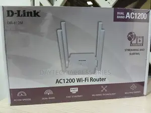 D-Link Ac1200 Dual-Band Powerhouse Router (Dir-812m)