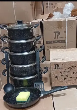 New Model 14pcs Jp Non-Stick Cookware